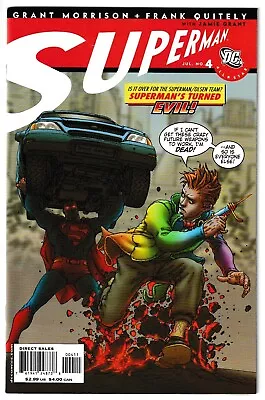 Buy All Star Superman #4 - DC 2005 - Written By Grant Morrison Art By Frank Quitely • 6.89£