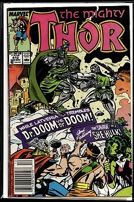 Buy 1989 Mighty Thor #410 Newsstand Marvel Comic • 7.19£