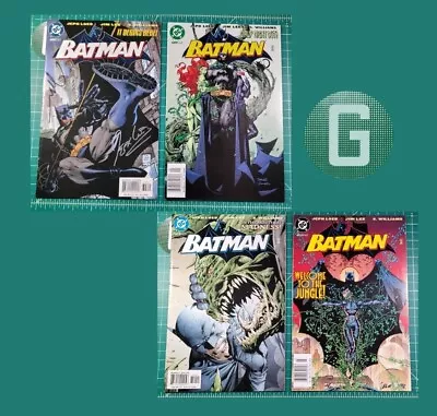 Buy Batman #608, 609-611 (2002) 1st App Hush DC Jim Lee Jeph Loeb Run 4-Book Lot • 71.95£