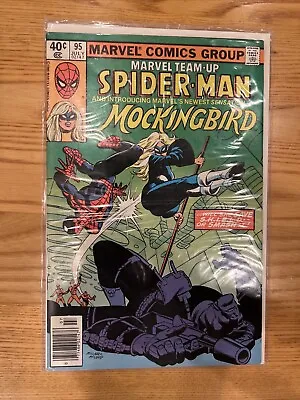 Buy Marvel Team-up 95 Spider-man 1st App Mockingbird Newsstand • 39.35£