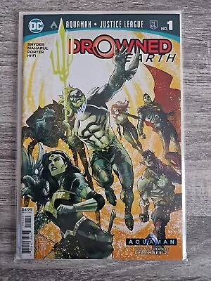 Buy Drowned Earth 1 - Aquaman Justice League -   Dc Comics • 3£