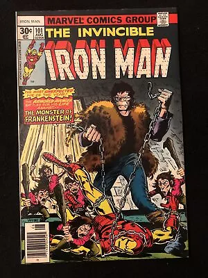Buy Iron Man 101 5.0 Marvel 1977 The Monster Of Frankenstein Op • 7.14£