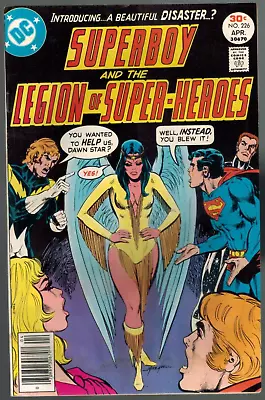 Buy Superboy Legion Of Super-Heroes 226  1st Appearance Dawnstar!  Good 1977 DC • 5.56£