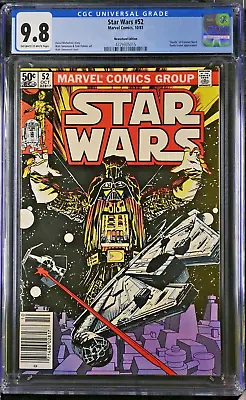 Buy 🔥 Star Wars #52 1981 CGC 9.8 NEWSSTAND  Death  Of Colonel Nord. Darth Vader App • 215.55£