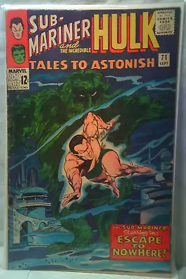 Buy Tales To Astonish Sub-Mariner And The Incredible Hulk  Marvel Comics 71 • 11.83£