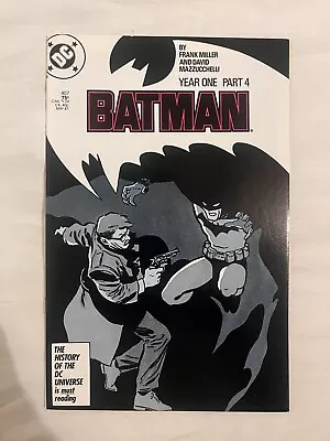 Buy Batman # 407 Year One Part 4.  HIGH GRADE -SHARP COPY • 15.83£