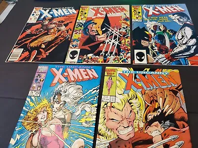 Buy UNCANNY X-MEN 210 211 212 213 214 Comics 5 Book Lot Marvel • 63.08£