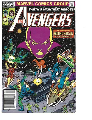 Buy Avengers #219 (5/82) F/VF (7.0) Moondragon! Drax! Great Bronze Age! • 6.49£