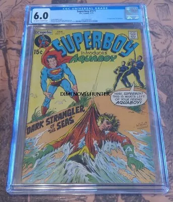 Buy Superboy #171 Cgc 6.0 January 1971 Aquaboy 1st Appearance • 115.18£