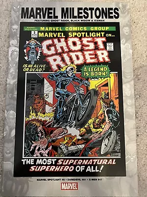 Buy MARVEL MILESTONES 1st GHOST RIDER NM Reprints Marvel Spotlight #5 • 11.88£