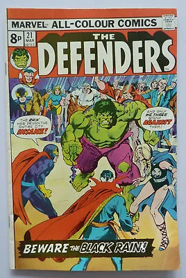 Buy The Defenders #21 - UK Variant - Marvel Comics March 1975 FN 6.0 • 6.99£