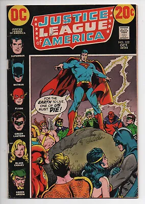 Buy Justice League Of America 102 DC Comic Book 1972 Vintage JLA One Of Us Must Die • 11.14£