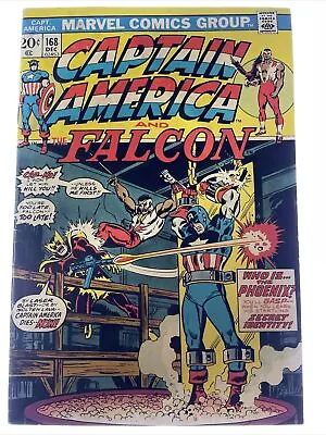 Buy Captain America & The Falcon #168 1st App Of Helmut Zemo Marvel Comics Dec 1973 • 27.95£