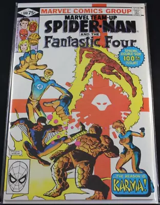 Buy Marvel Team-Up 100 Spider-Man 1st Karma Appearance Fantastic Four Comic VF-NM • 11.85£