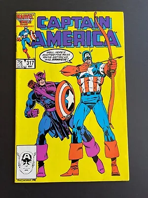 Buy Captain America #317 - 1st Appearance Of The Death-Throws (Marvel, 1986) VF • 3.89£