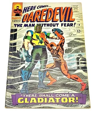 Buy Daredevil #18  1st Appearance Gladiator! John Romita Art! Marvel 1966 L@@K!! • 34.02£