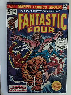Buy Fantastic Four (Vol 1) #153. VF/NM Mr Mahkizmo December 1974 • 37.50£