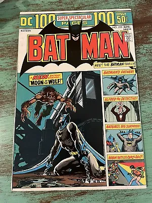 Buy Batman #255 Vf 100 Page Giant Neal Adams Cover & Art 1st Anthony Lupus 1974 • 39.53£