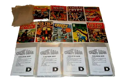 Buy SIZE D. 100 X GOLDEN AGE SIZE COMIC BACKING BOARDS. • 7.99£