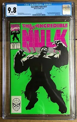 Buy Incredible Hulk #377 1st Professor Hulk CGC 9.8 2137052024 • 200£