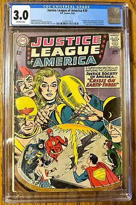 Buy Justice League Of America #29 CGC 3.0 1964 (1st SA App Starman, Crime Syndicate) • 55.33£