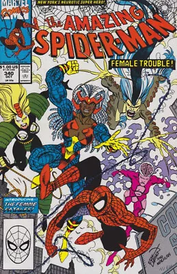 Buy Amazing Spider-Man (1963) # 340 (5.0-VGF) 1st App. Knockout And Mindblast 1990 • 4.50£