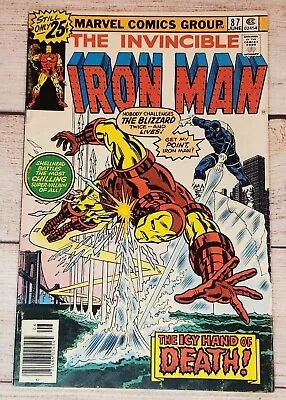 Buy INVINCIBLE IRON MAN #87   The Icy Hand Of Death!    1976 / Origin Of Blizzard • 3.99£