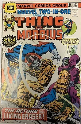 Buy (1976) Marvel Two-in-one #15 30 Cent Price Variant Cover! Morbius Appearance! • 31.86£