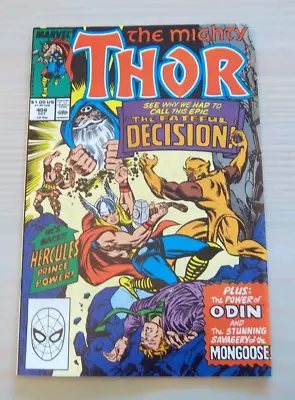 Buy The Mighty Thor #408 - Eric Masterson / 1st Appear. Grundor- Marvel - 1989 • 4.79£