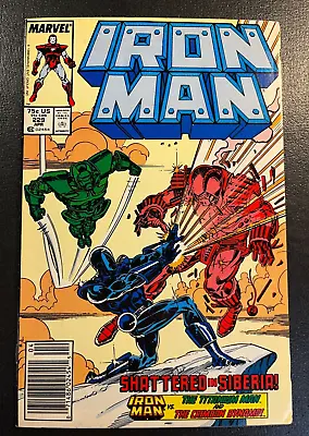 Buy IRON MAN 229 Newstand Variant Tigra Armor Wars Layton Guice 1989 Marvel Volume 1 • 7.21£