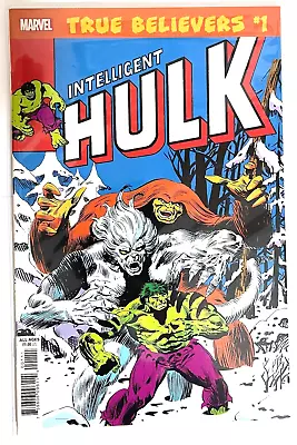 Buy Intelligent Hulk #1 True Believers Incredible #272 2019 Marvel Comics Nm • 1.60£