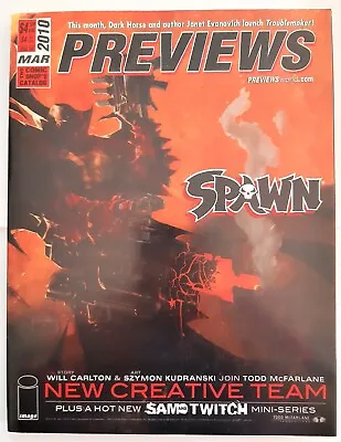 Buy Comic Magazine Previews | #258 | March 2010 | Spawn #203 Cover | Z 1+ VF+ • 7.69£