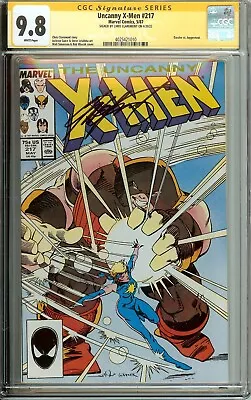 Buy 🔥 Uncanny X-Men #217 Signed Chris Claremont CGC 9.8 🔥 • 395.30£