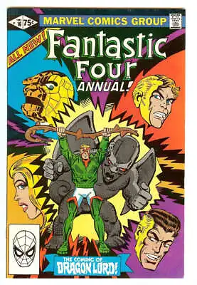 Buy Fantastic Four Annual #16 9.2 // 1st Appearance Of Dragon Lord Marvel 1981 • 24.93£