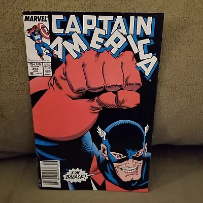 Buy Captain America #354 1st Appearance Us Agent John Walker Marvel ..newsstand • 20.11£