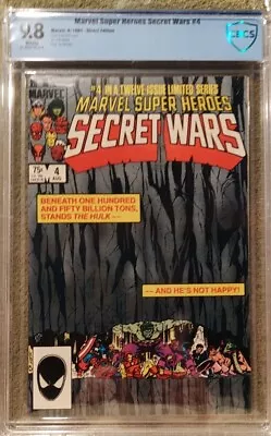 Buy Marvel Super Heroes Secret Wars #4 CBCS 9.8 Wp 1984 Free Shipping • 118.59£