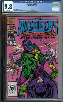 Buy Avengers #269 Cgc 9.8 White Pages // Marvel Comics 1986 • 241.93£