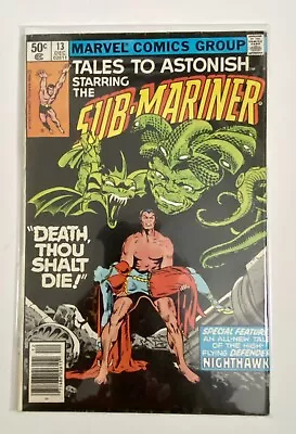 Buy Tales To Astonish #13 Starring The Sub-Mariner - Marvel 1980 - Free Shipping! • 9.46£