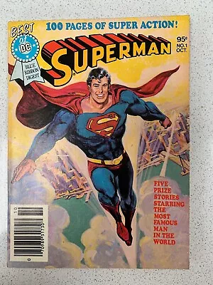 Buy SUPERMAN BEST OF DC BLUE RIBBON DIGEST No 1 1979 DC 1ST PRINT AND ISSUE • 29.99£