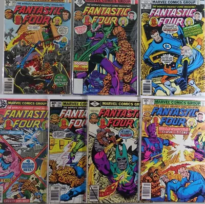 Buy Fantastic Four Comic Book Lot Of (7) Lower Grade #s 185 194 197 201 206 208 212 • 11.85£