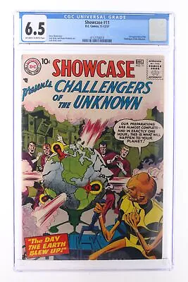Buy Showcase #11 - DC 1957 CGC 6.5 3rd Appearance Of The Challengers Of The Unknown. • 473.39£