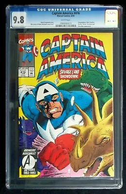 Buy Captain America #416 CGC 9.8 1st Appearance Of Mark Macross Vintage Marvel 1993 • 80.24£