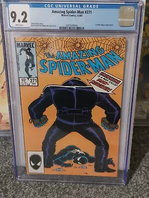 Buy Amazing Spider-Man #271 CGC Graded 9.2Nm Marvel 1985 White Pages Comic Book • 64£