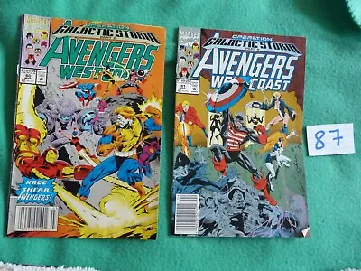 Buy Marvel Comics-Avengers West Coast Operation Galactic Storm-Mar/Apr 92 Ex Con (87 • 4.50£