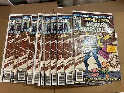 Buy 11 Copies Marvel Premiere 32 1st Monark Starstalker  1 1st Appearance VF #C1B24 • 35.48£