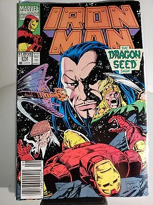 Buy Iron Man #272 Marvel September 1991 The Dragon Seed Saga • 3.15£