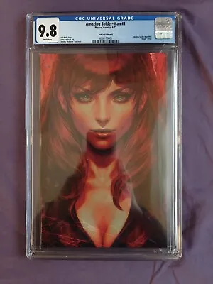 Buy Amazing Spider-Man 1 Artgerm CGC 9.8 Virgin Mary Jane Numbered To 1500 Copies • 160.49£