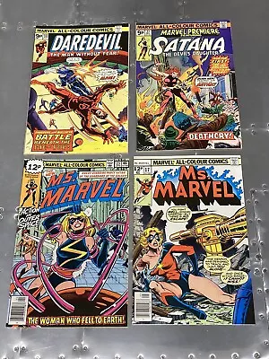 Buy Daredevil #132 2nd Bullseye Marvel Prem #27 Satana Ms Marvel #17 & Ms Marvel #23 • 6.99£