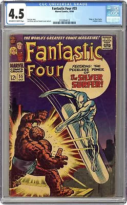Buy Fantastic Four #55 CGC 4.5 1966 2102854013 • 186.69£