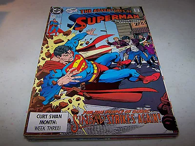 Buy Signed Curt Swan The Adventures Of Superman #471 Dc Comics 1st Printing • 80.34£